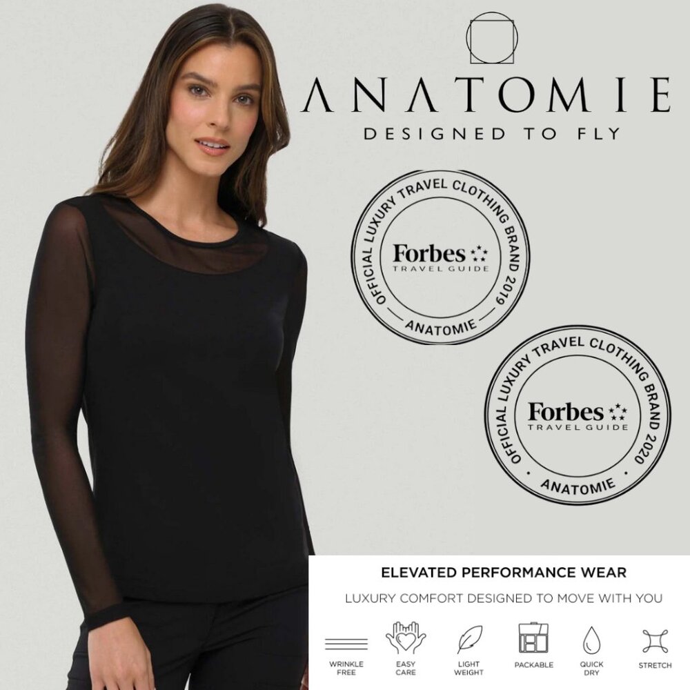 Worn 1x - ANATOMIE 2021 Discontinued Version - Kim Black Top
